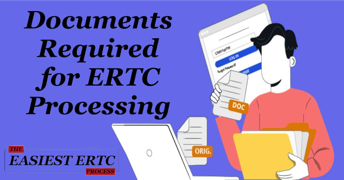 Documents Required for ERTC Processing